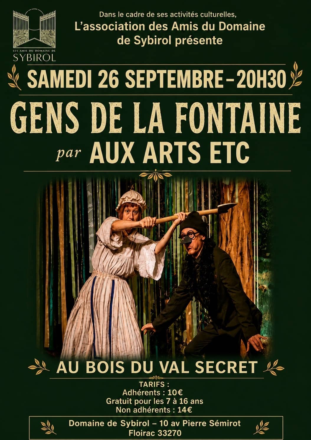 Gens de La Fontaine - Au bois du val secret