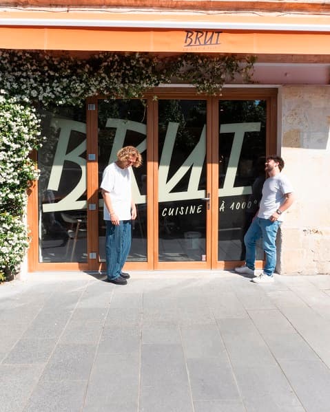 Gastronomie: brûlant restaurant Brut à Bordeaux