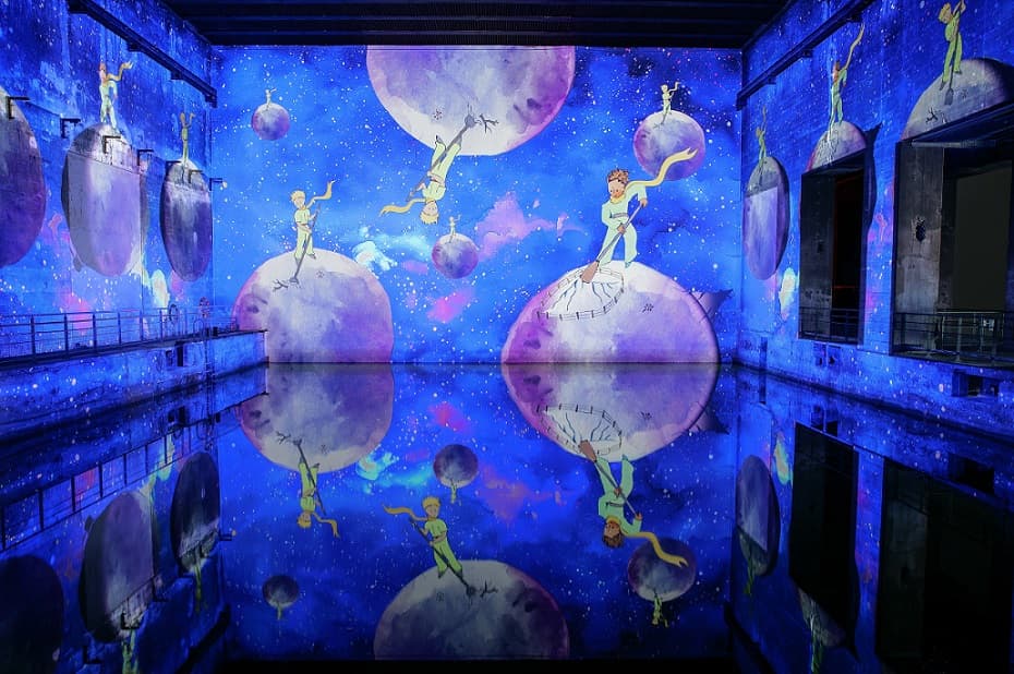 Bassins des Lumières : Le Petit Prince atterrit de façon éclatante à Bordeaux