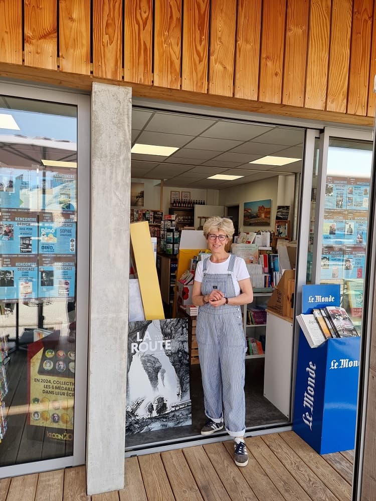La littérature les pieds dans l’eau avec la librairie Au Camion à Contis